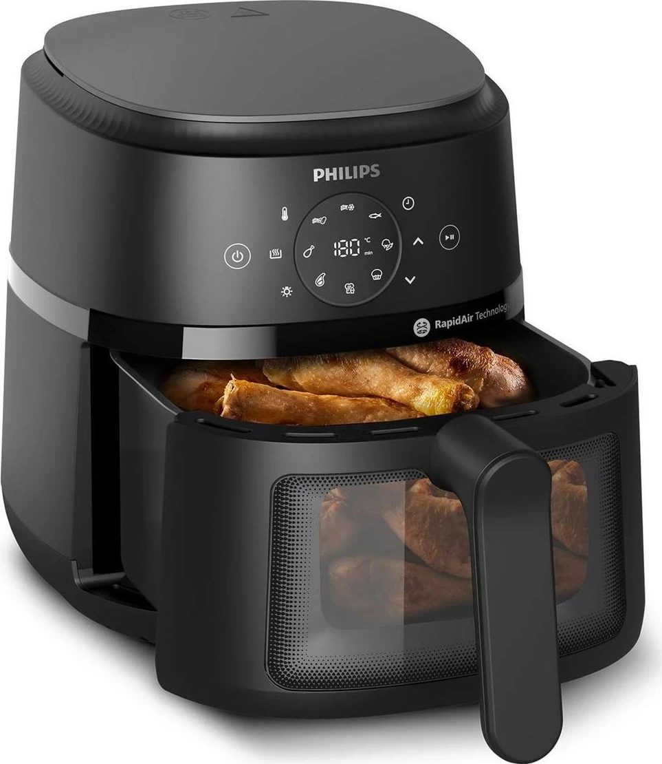 Fryer ajri Philips Ovi 2000 NA220/00, 4.2L, e zezë