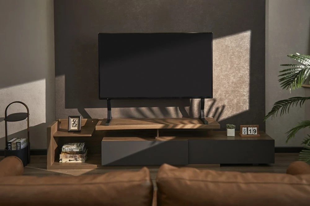 Mbajtëse tavoline për TV Gembird TVS-D90F-01, 45-90", e zezë