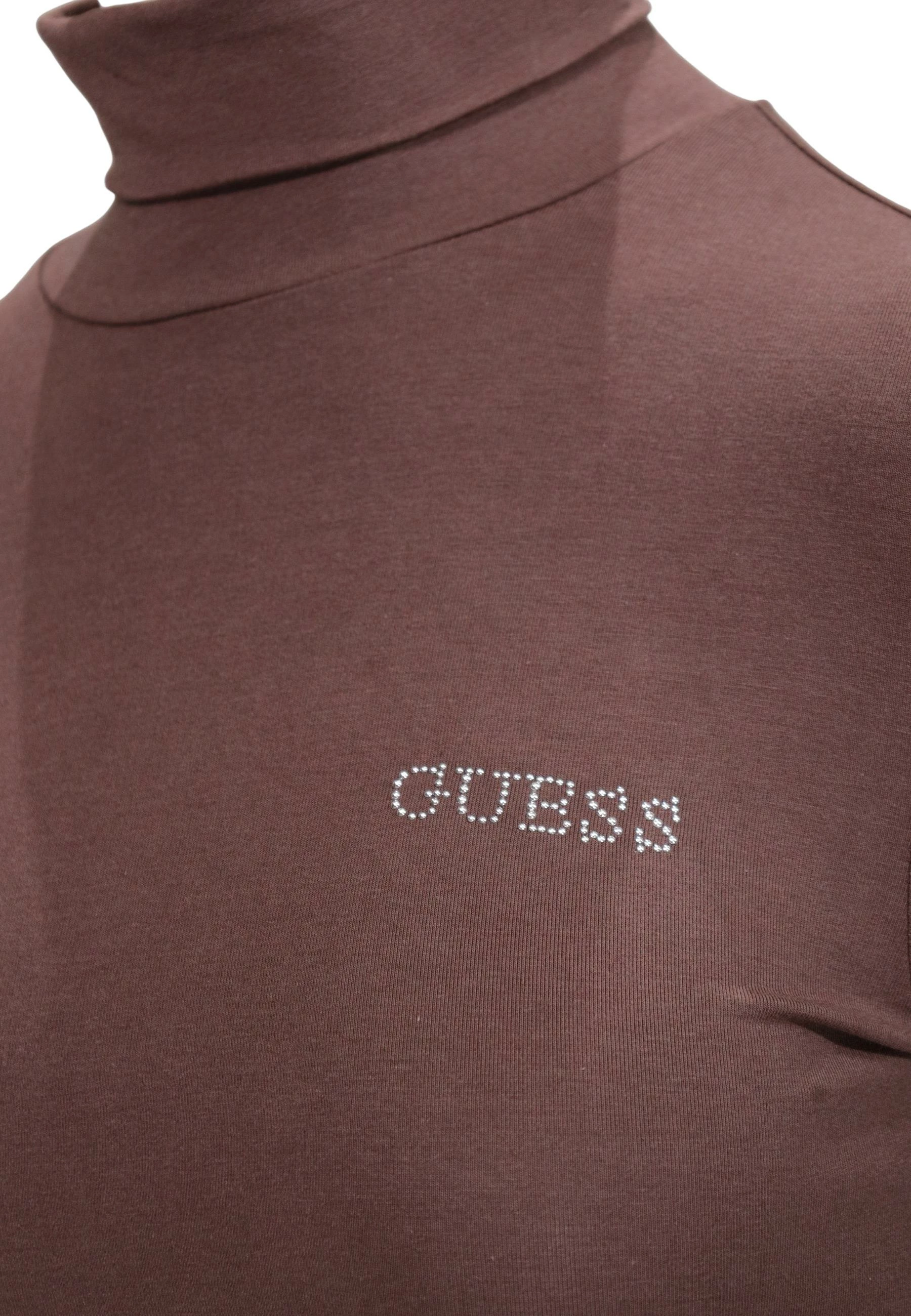 Maicë me mëngë të gjata për femra Guess Greta V6BP11 K6907, kafe [Madhësia: XS]