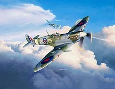 Model plastik avion Revell Spitfire MK.VB, 1:72, set me ngjitës e bojëra