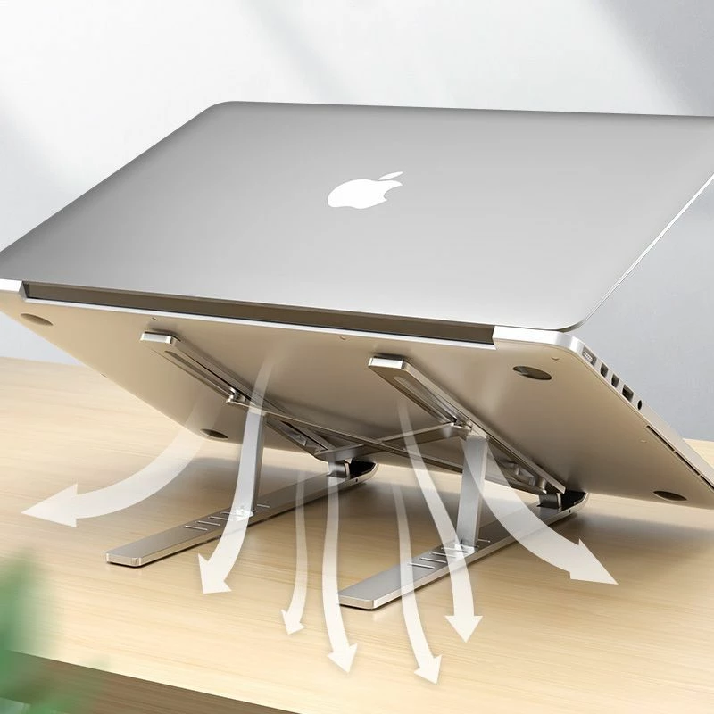 Mbajtës laptopi Tech-Protect Alustand universal, alumini, gri e errët