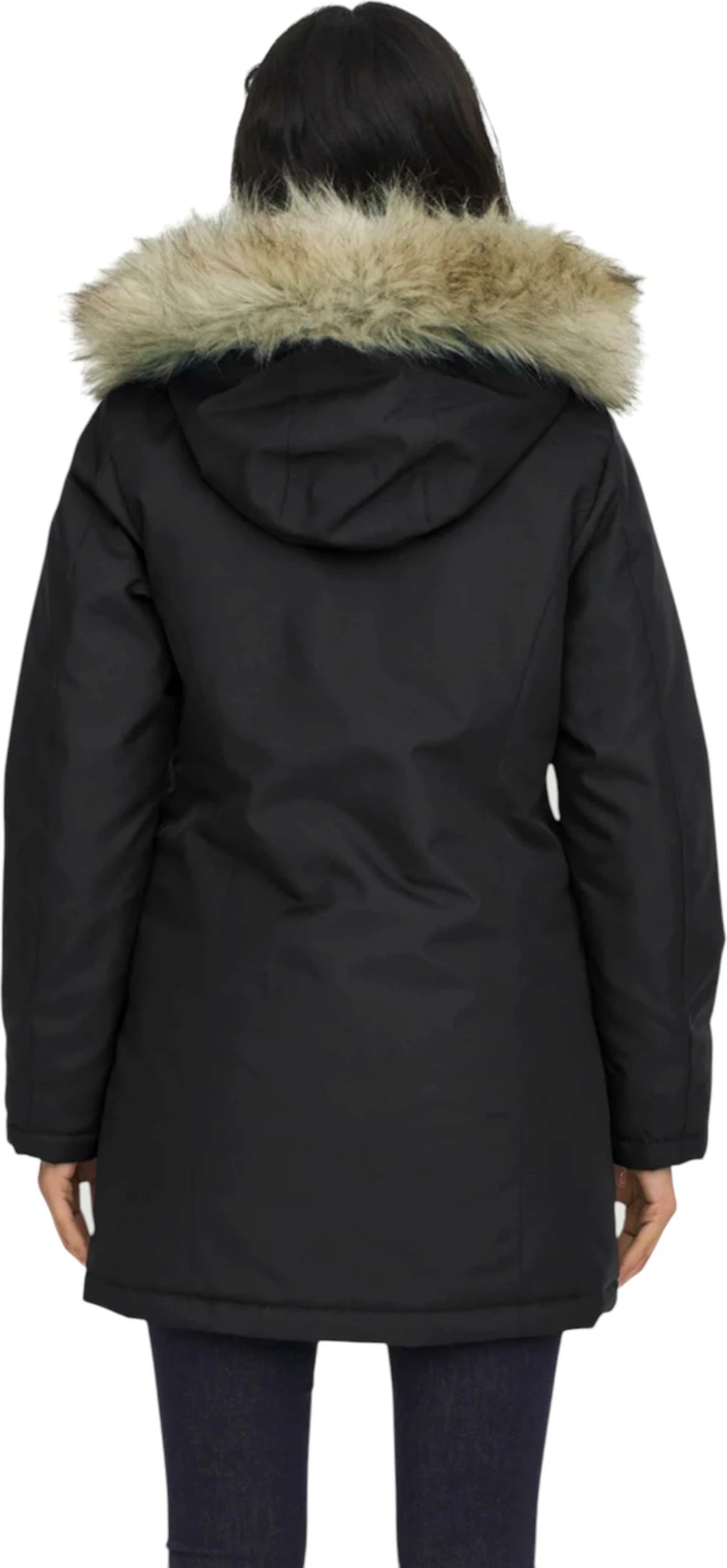 Parka për femra Only ONLNEWKATY 15300633, e zezë [Madhësia: S]