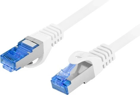 Kabllo e rrjetit Lanberg Patchcord, CAT.6A S / FTP, e bardhë