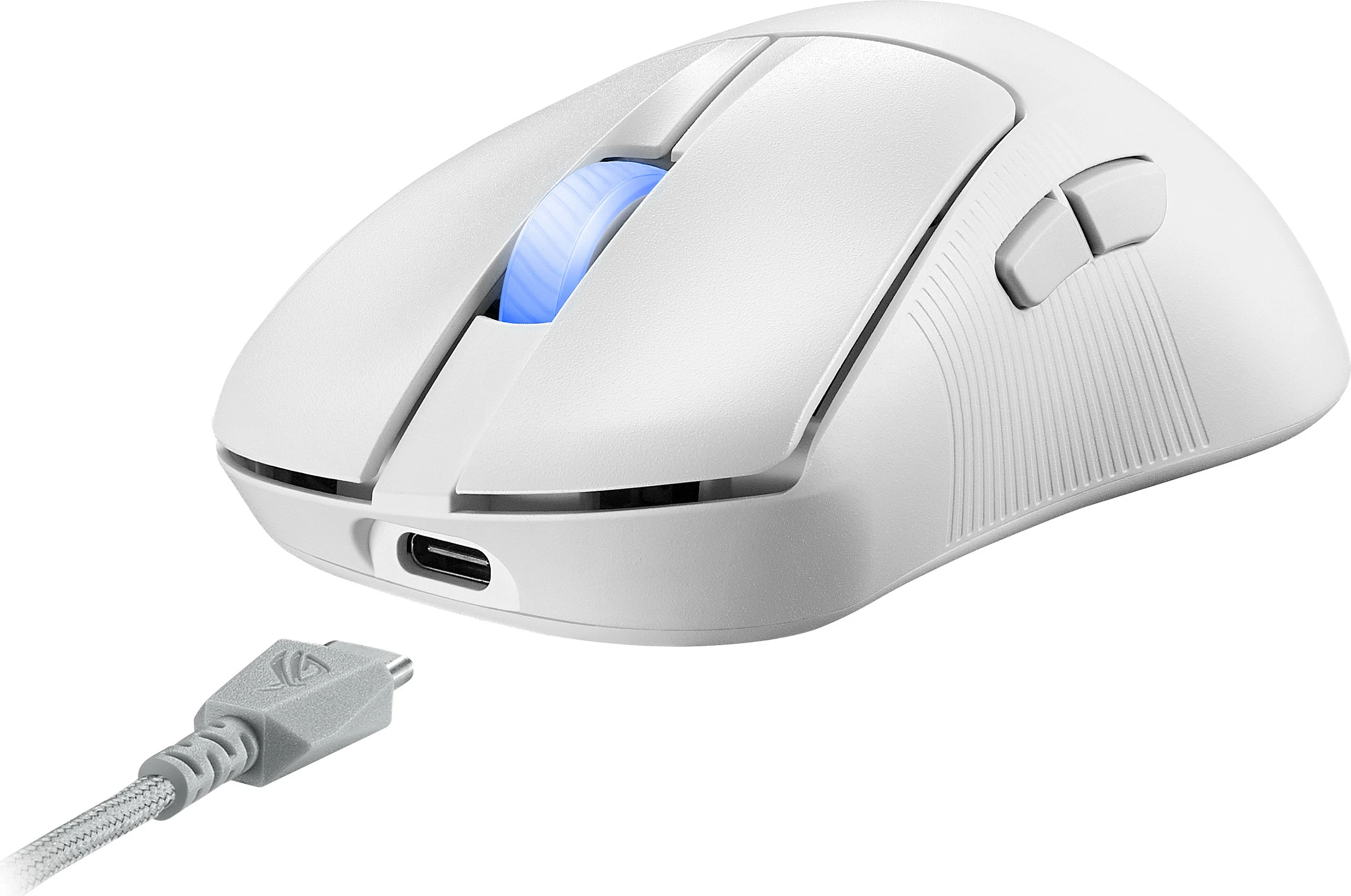 Maus ASUS ROG Keris II Ace Wireless AimPoint, 42000 DPI, Bardhë