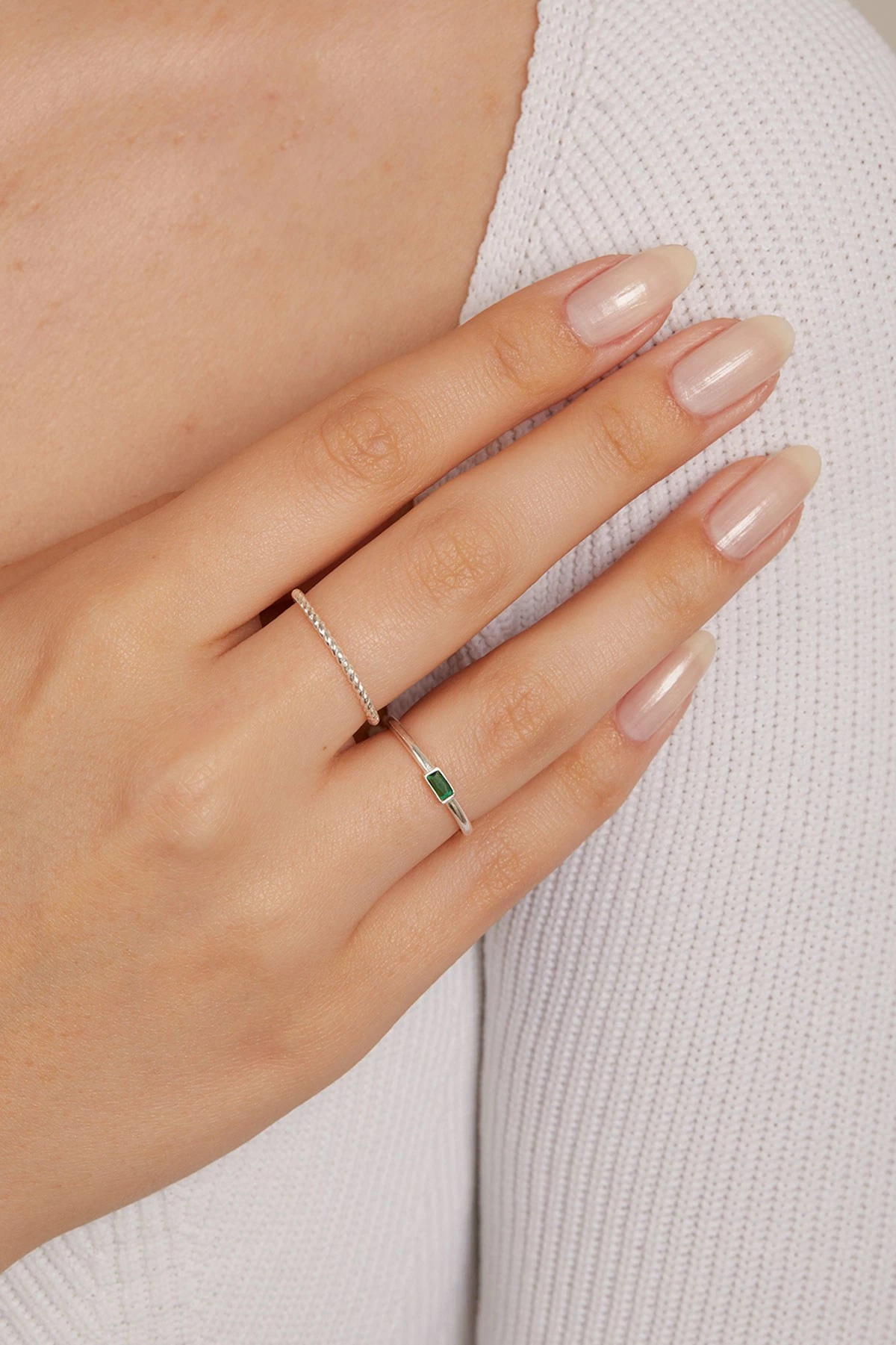 Unazë argjendi Elika Silver, FASET85016
