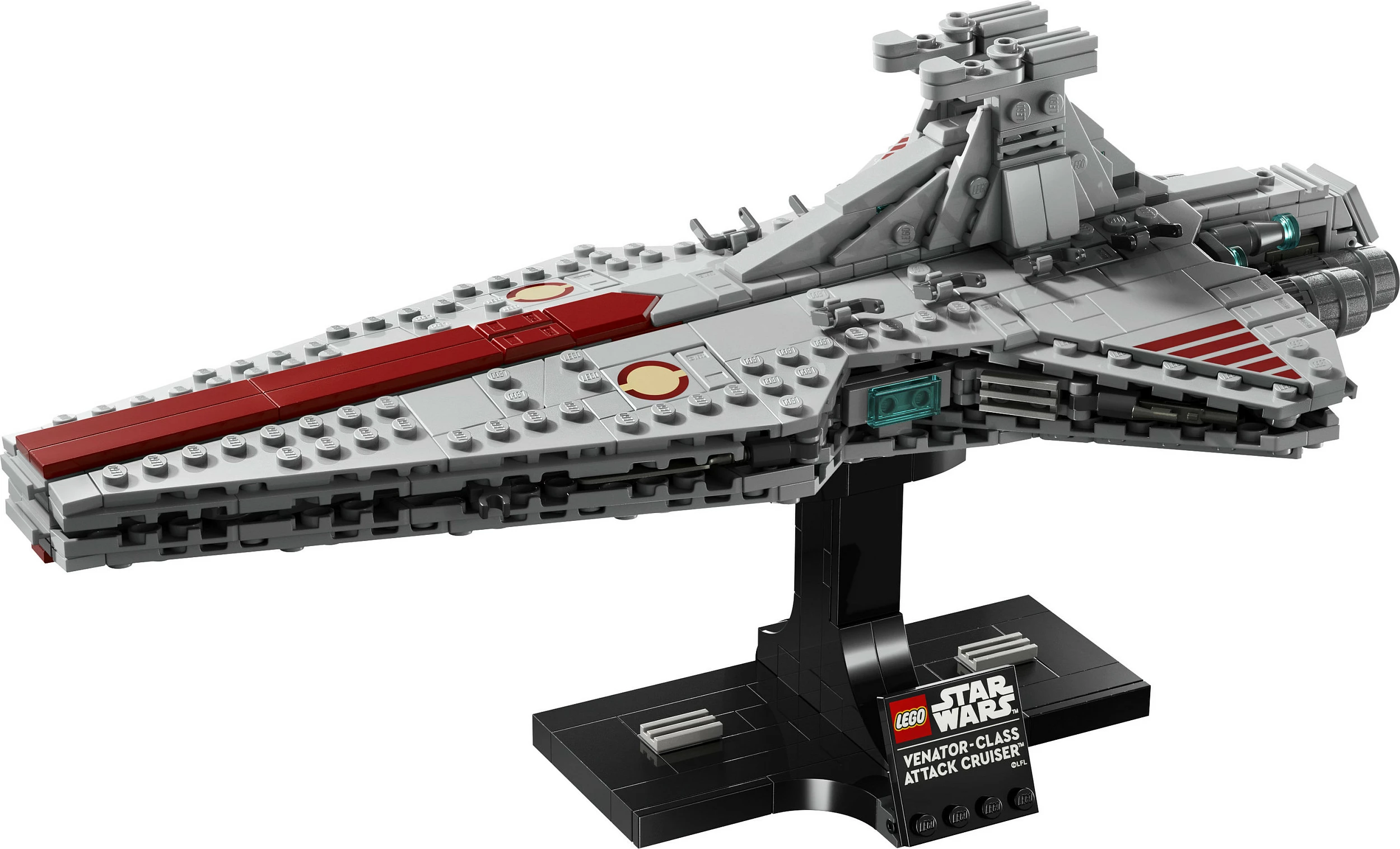 Set ndërtimi LEGO Star Wars Venator-Class Attack Cruiser 75441, 643 pjesë, 18+, shumëngjyrësh