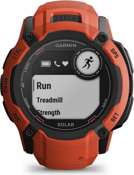 Orë sportive Garmin për femra e meshkuj, e kuqe