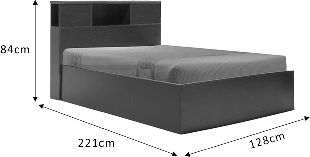 Krevat Olympus, ngjyrë wenge, 120x200cm