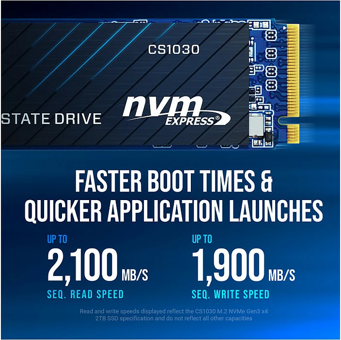 SSD M.2 PNY CS1030 2TB NVMe PCIe 3.0 x4, 2280