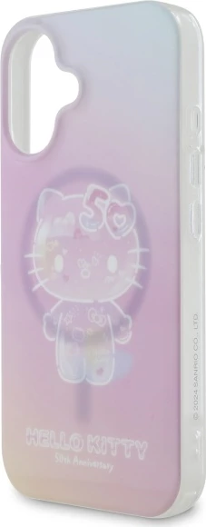 Mbështjellës Hello Kitty për iPhone 16, MagSafe, Rozë, 50 vjetori