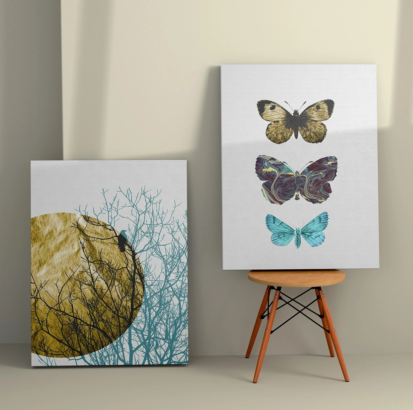 Pikturë dekorative në kanavacë (2 copë), Wallity, 2KNV4298, 50x70cm