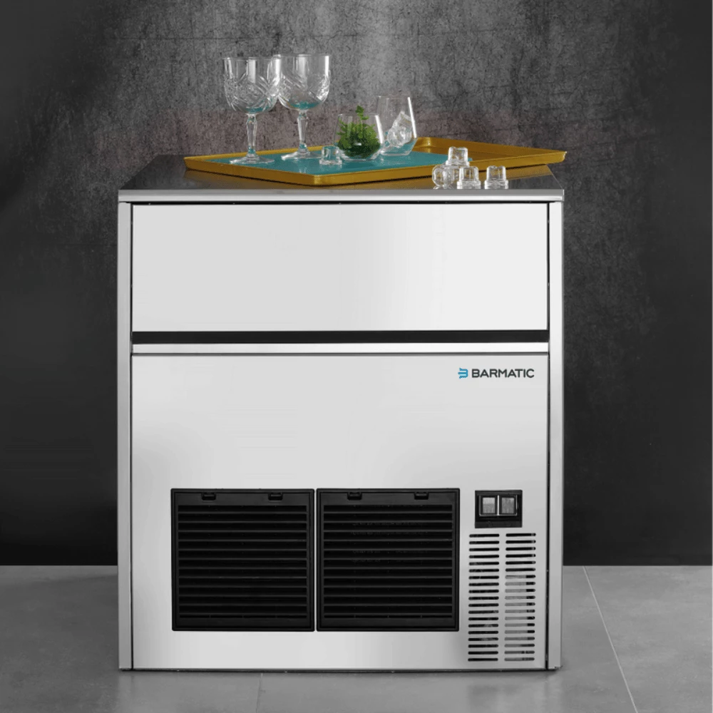 Aparat për kube akulli Barmatic Coolice ICE 250 21 kg/24h rezervuar 4 kg ajër-ftohje inoks