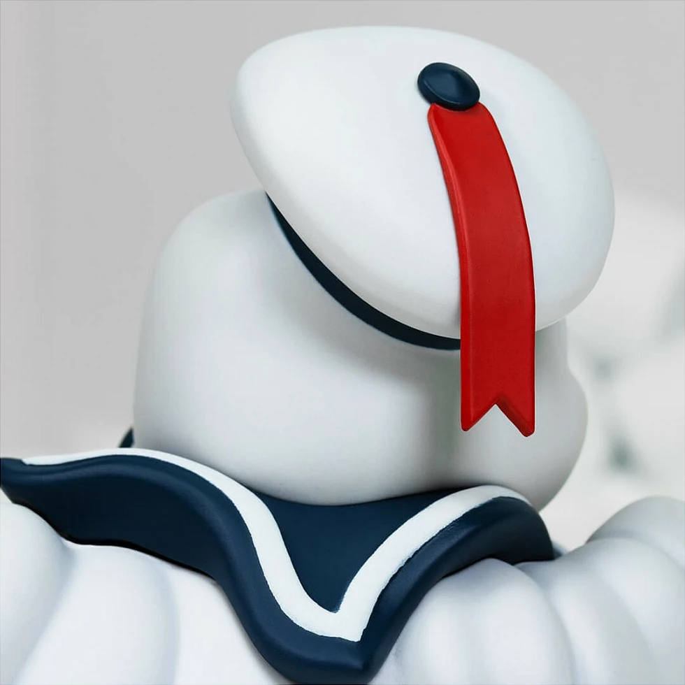 Figurinë koleksionuese TUBBZ Ghostbusters Stay Puft, 9 cm, PVC, e bardhë/kuqe/blu