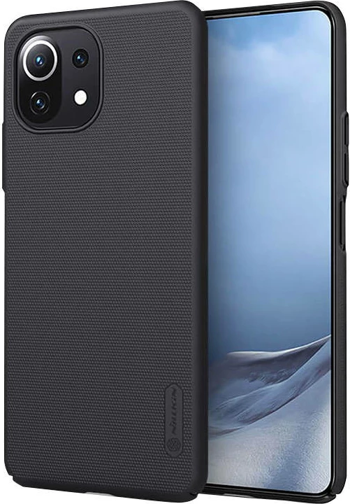 Mbështjellës Nillkin Super Frosted Shield për Xiaomi 11 Lite 4G/5G, i zi