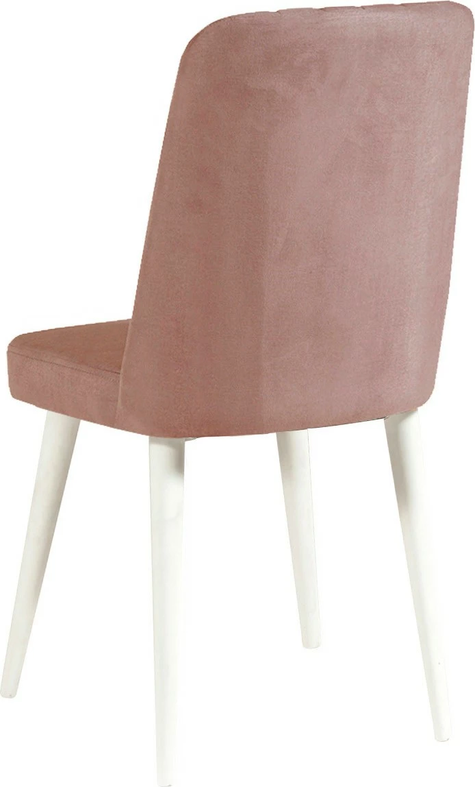 Set tavoline me karrige për ngrënie, zgjatës, 4 pjesë, Skye Decor, ngjyrë e bardhë-gur