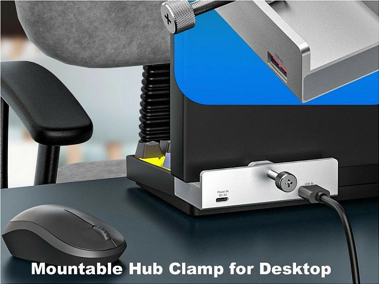 USB hub EQUIP 128968, 5 porta USB 3.2 Gen1, lexues SD/MicroSD, alumini