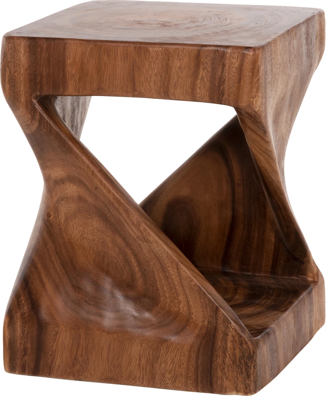 Karrige për bar GEBO, dru suar, ngjyrë arre, katrore, 35x35x46.5cm