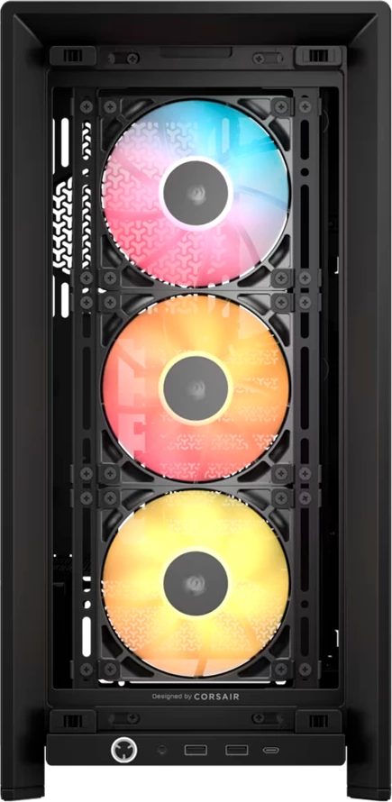 Kasë CORSAIR FRAME 4000D RS ARGB Midi Tower, xham i temperuar, e zezë