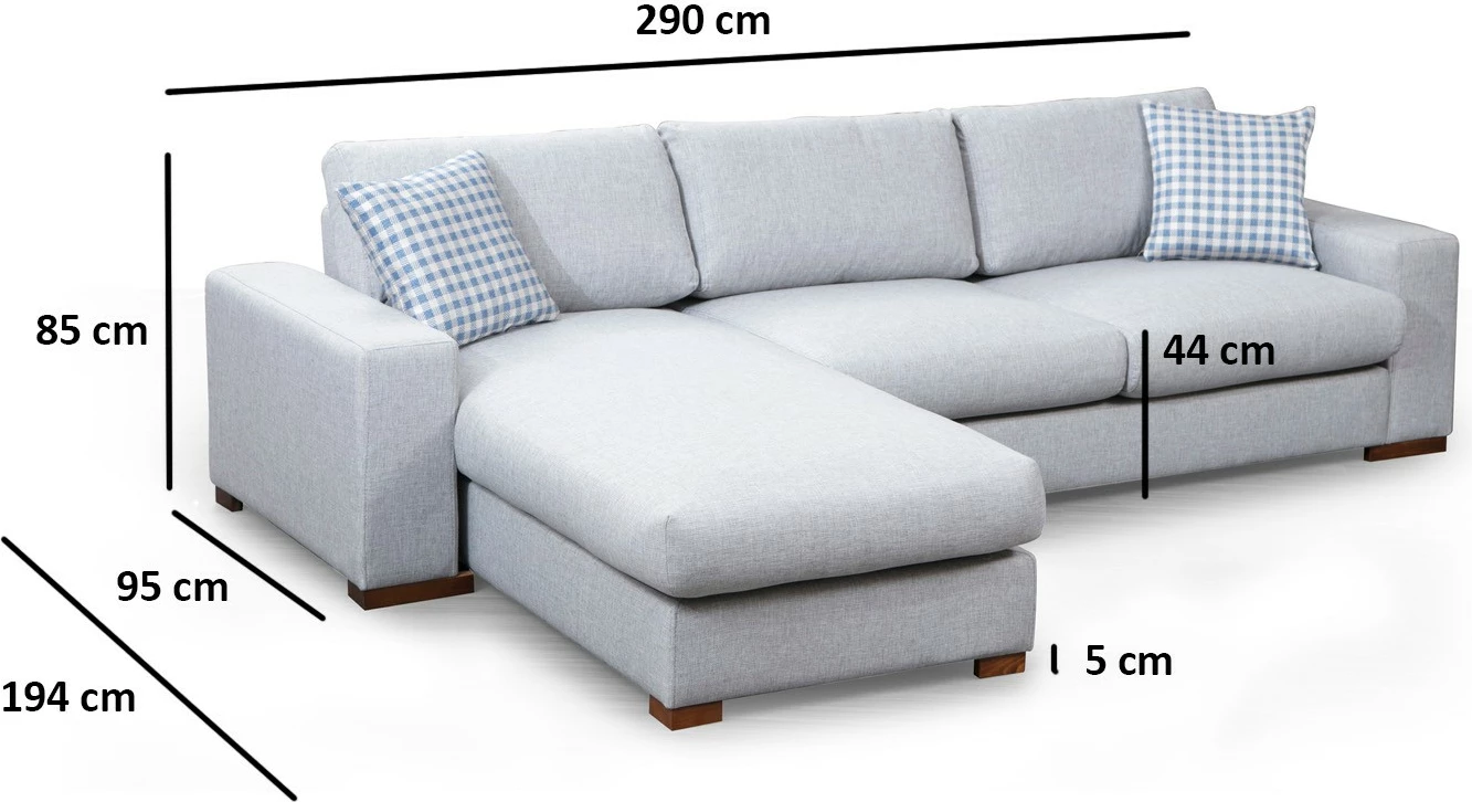 Këndare Atelier del Sofa, Loop 13, ngjyrë gri e çelët