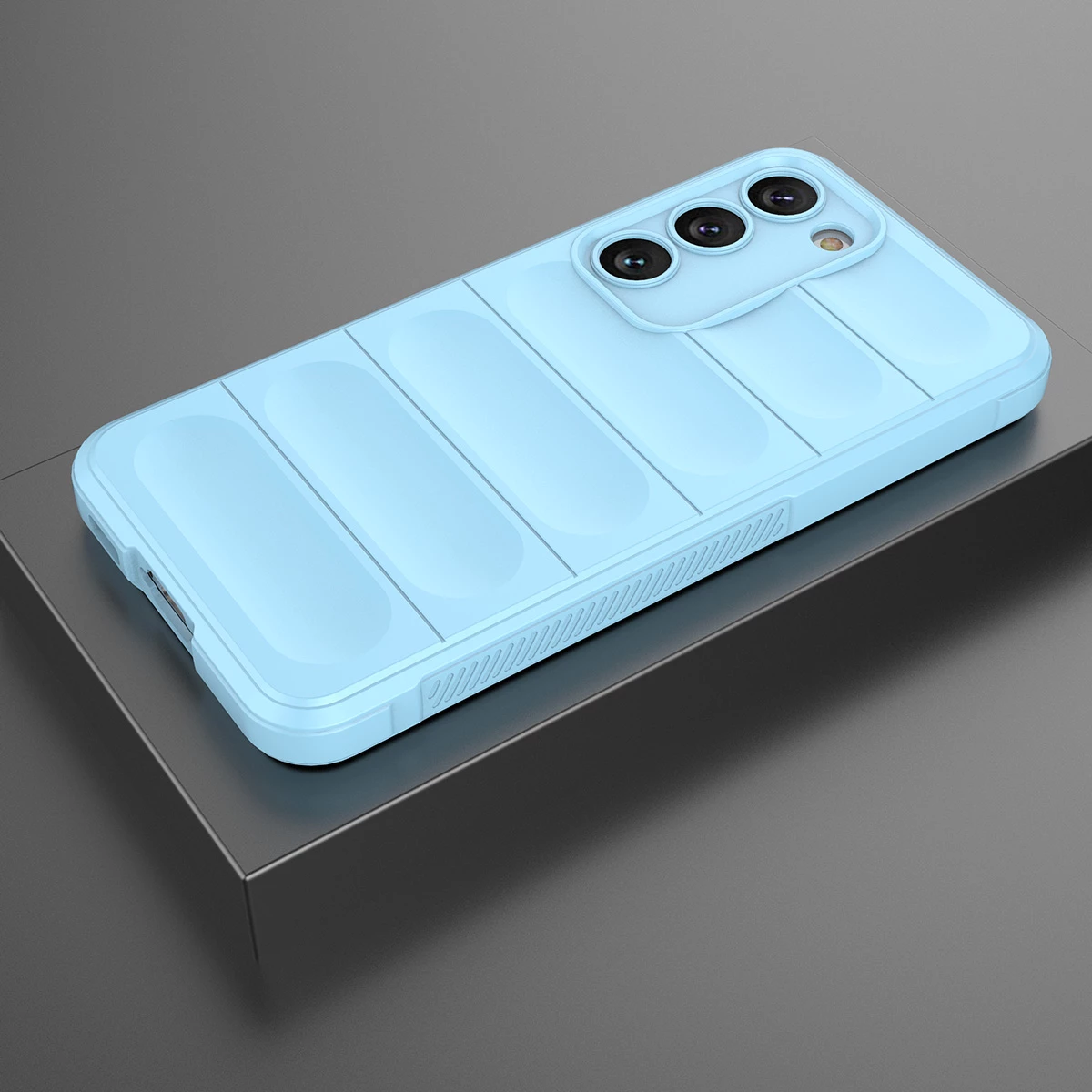 Mbështjellës Hurtel Magic Shield Case për Samsung Galaxy S23+, kaltër e çelët
