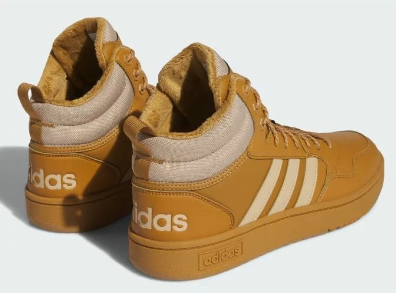 Atlete për meshkuj adidas Hoops 3.0 Mid, ngjyrë kafe [Madhësia: 45 1/3]