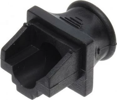 Kapak për prizë RJ-45 NoName PPZO-RJ45/B, gome, i zi