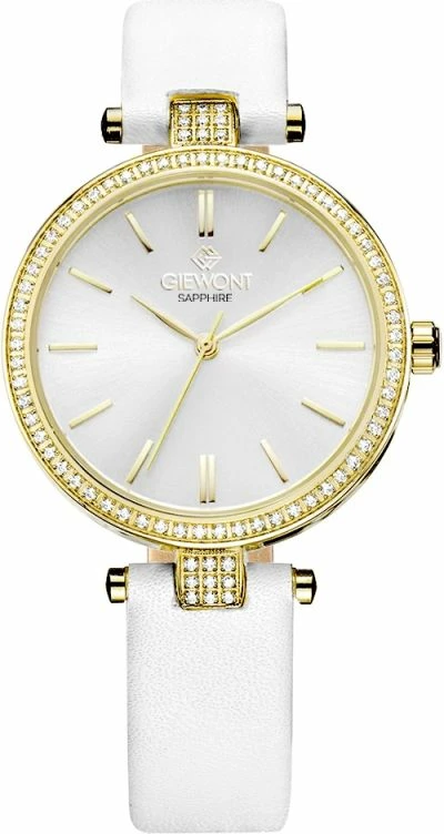 Orë dore femrash Giewont GW9890-A2, gold silver, rrip i bardhë