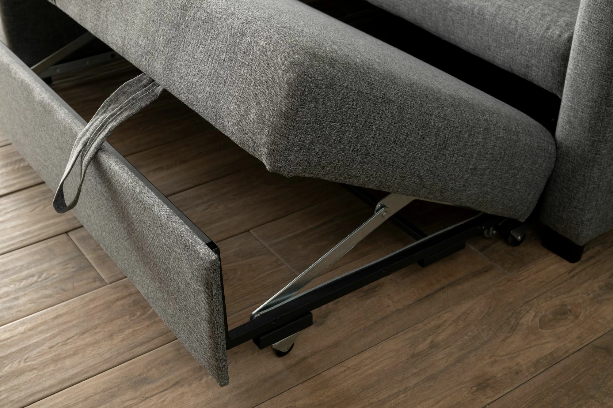 Kënd-sofë krevate Atelier del Sofa, ngjyrë gri e çelët, Kado