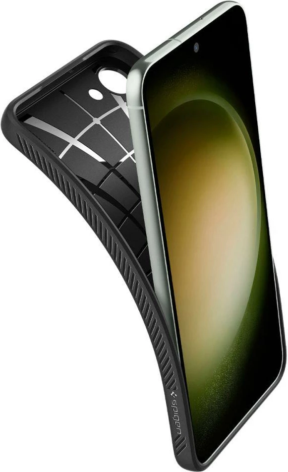 Mbështjellës Spigen Liquid Air për Samsung Galaxy S23, Matte Black