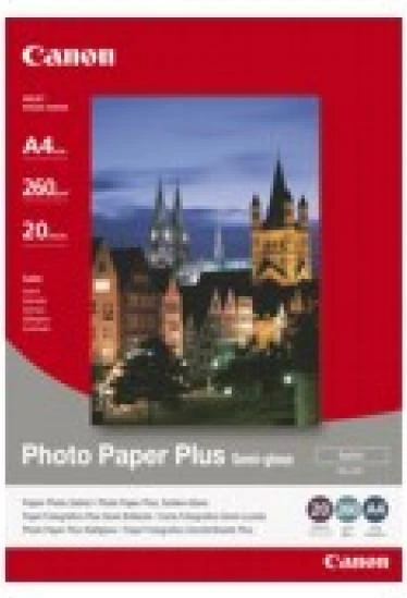 Letër fotografike Canon Photo Paper Plus SG-201, A4, 20 fletë, semi-gloss, e bardhë