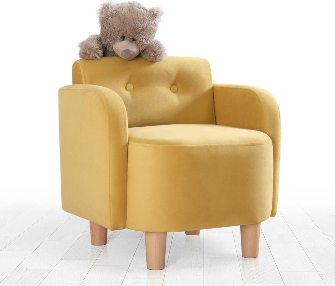 Karrige për fëmijë, model Wing, Atelier del Sofa, Volie, e verdhë