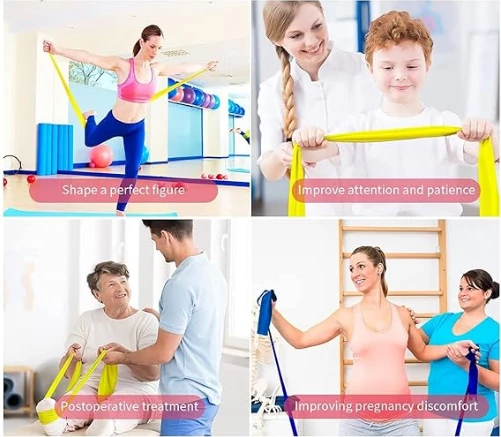Shirit elastik për stërvitje, i verdhë, SE2