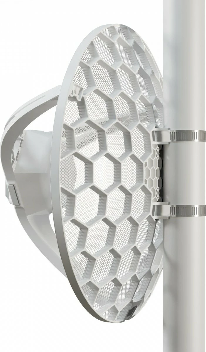 Kasë MikroTik LHG LTE18 kit, LHGGM&EG18-EA, antenë 17 dBi, e bardhë