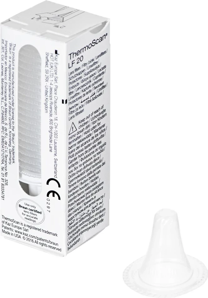 Termometër trupor Braun ThermoScan 7 IRT6520 për vesh, i bardhë