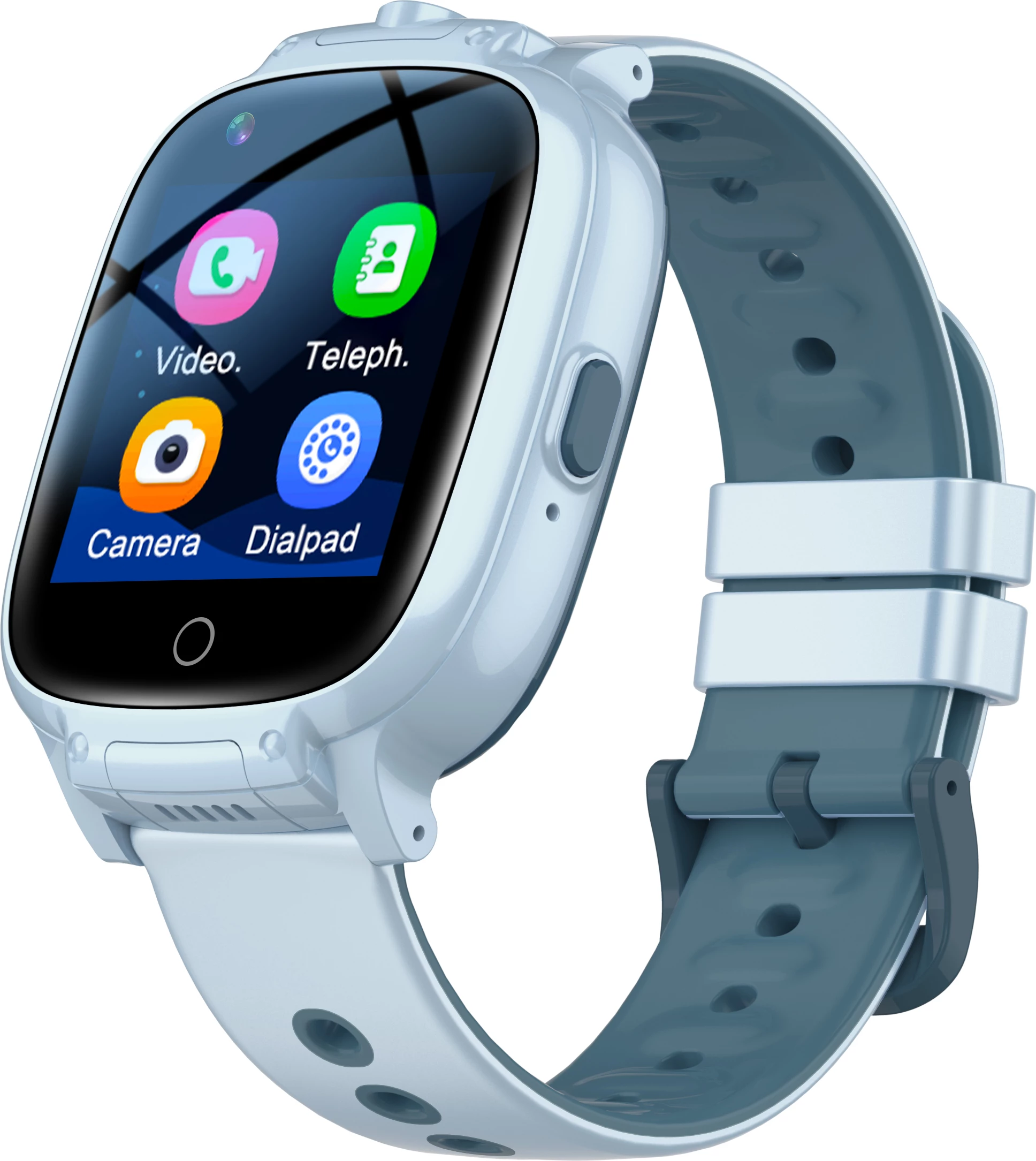 Smartwatch Moye Joy Kids 4G me GPS, dy kamera, IPX7, 700 mAh, blu