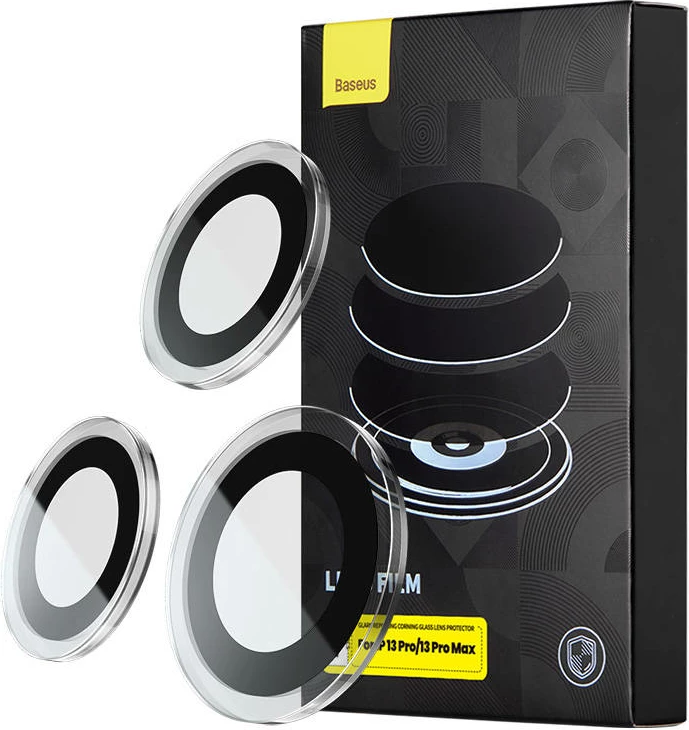 Mbrojtës xhami për kamerë Baseus SGZT030302 për iPhone 13 Pro/13 Pro Max, Transparent