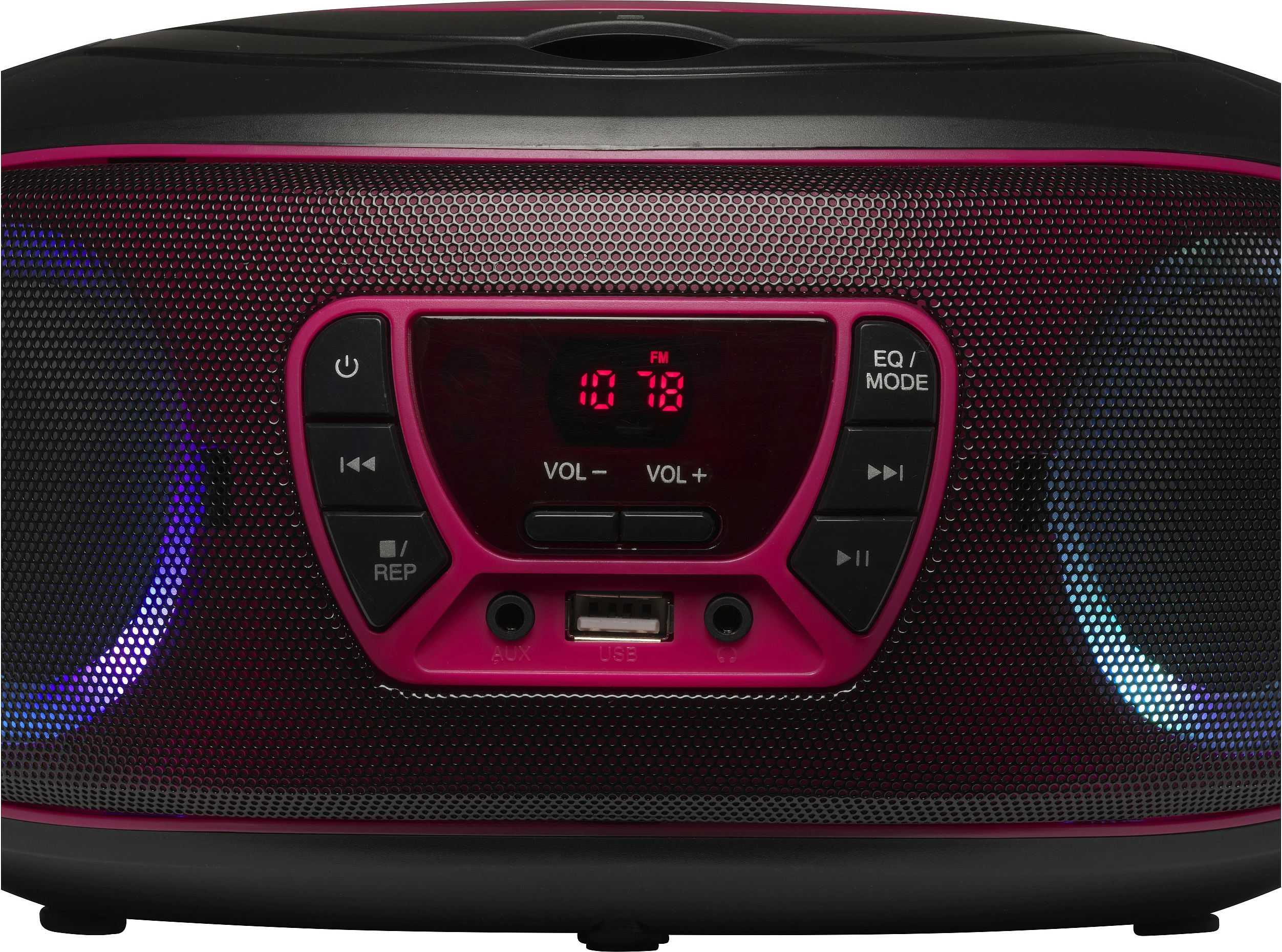 CD player portativ Denver TCL-212BT, Bluetooth, USB, FM, MP3, zi/rozë