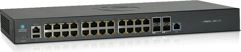 Switch Cambium Networks cnMatrix EX2028, Managed, L2/L3, Gigabit Ethernet, Full duplex, Rack mounting, 1U