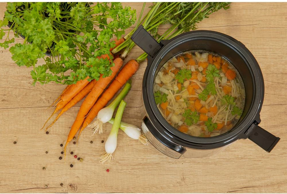 Tenxhere për gatim orizi Sencor, 0.6l, hiri/zezë