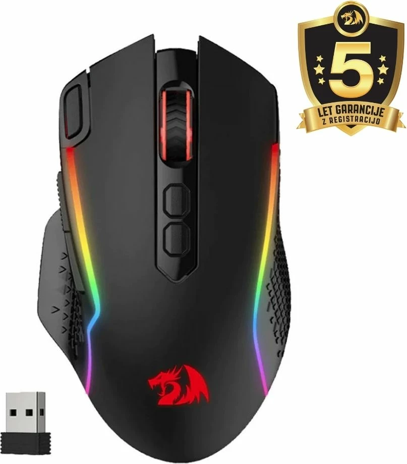 Maus gaming Redragon Taipan Pro M810 wireless RGB 10000 DPI i zi