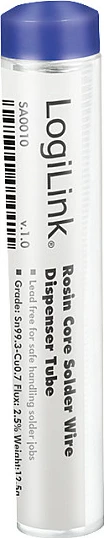 Tel kallaji për saldim LogiLink, pa plumb, 1 mm, 12.5 g