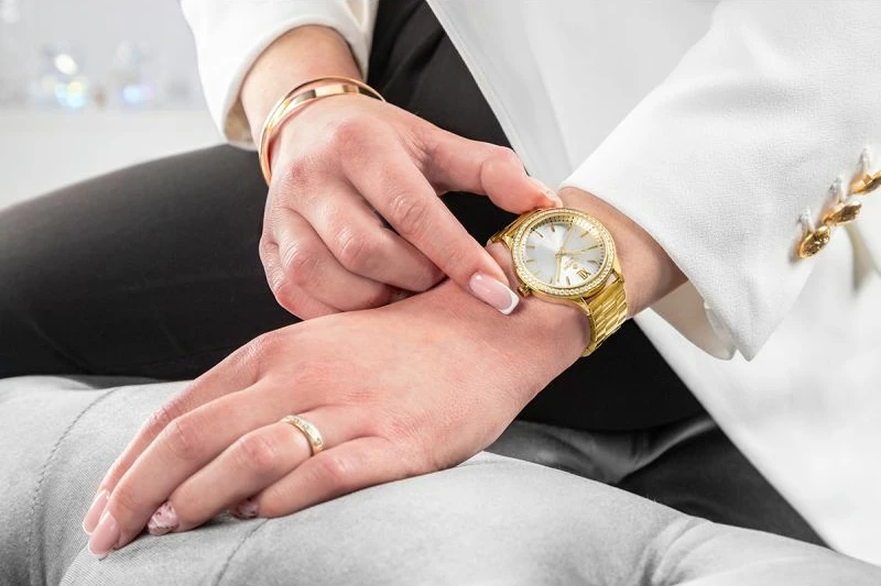 Orë dore femrash Giewont GW1140-B2, gold silver