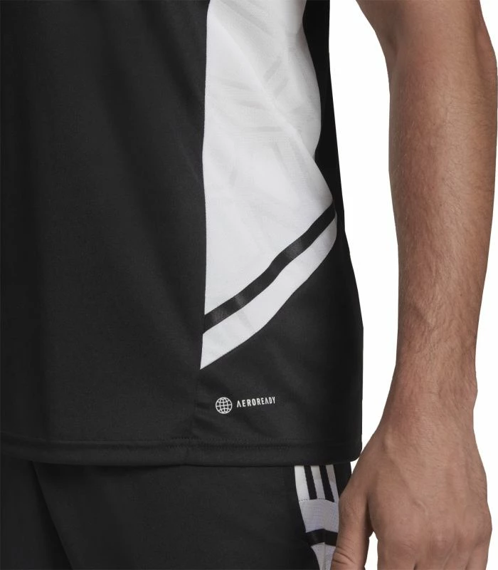 Fanellë futbolli për djem adidas, e zezë [Madhësia: XS]