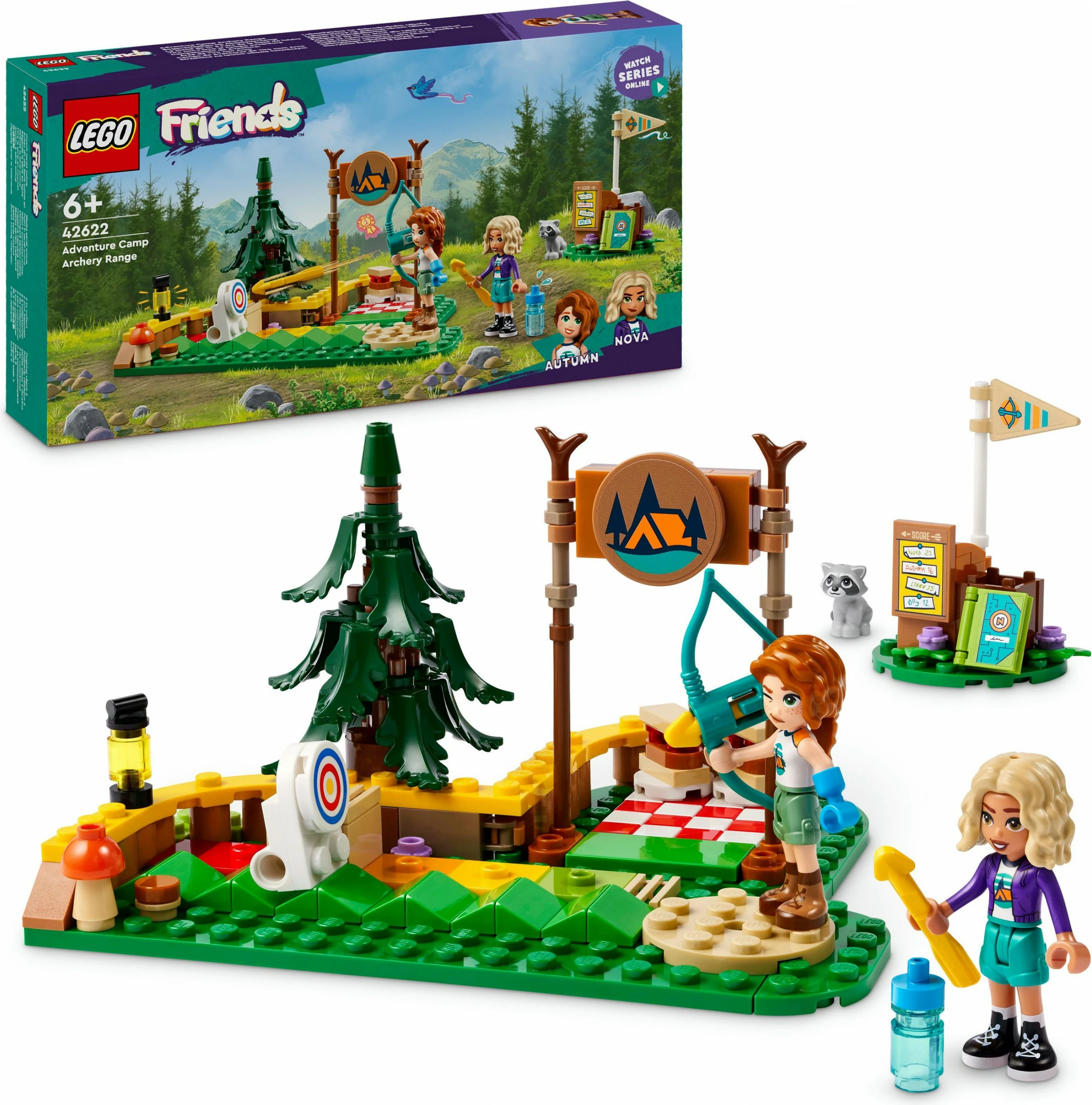 Set ndërtimi LEGO Friends 42622, kamp aventuresk, multikolor