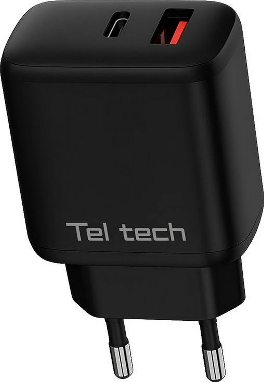 Karikues rrjeti Teltech TCH-03, 45W, USB-C/USB-A, i zi