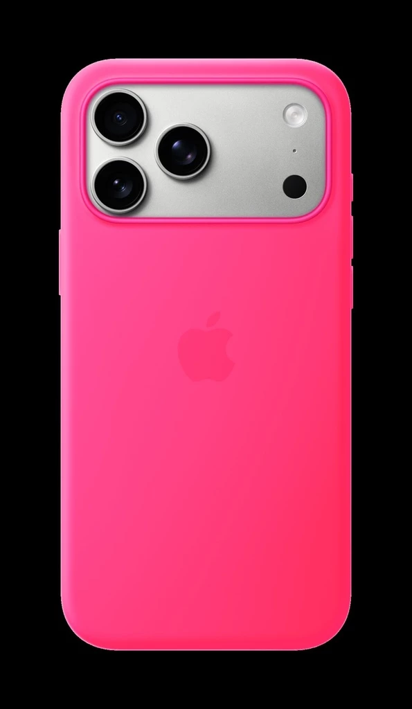 Apple iPhone 17 Pro Max Silicone Case with MagSafe Bright Guava (SEASONAL)