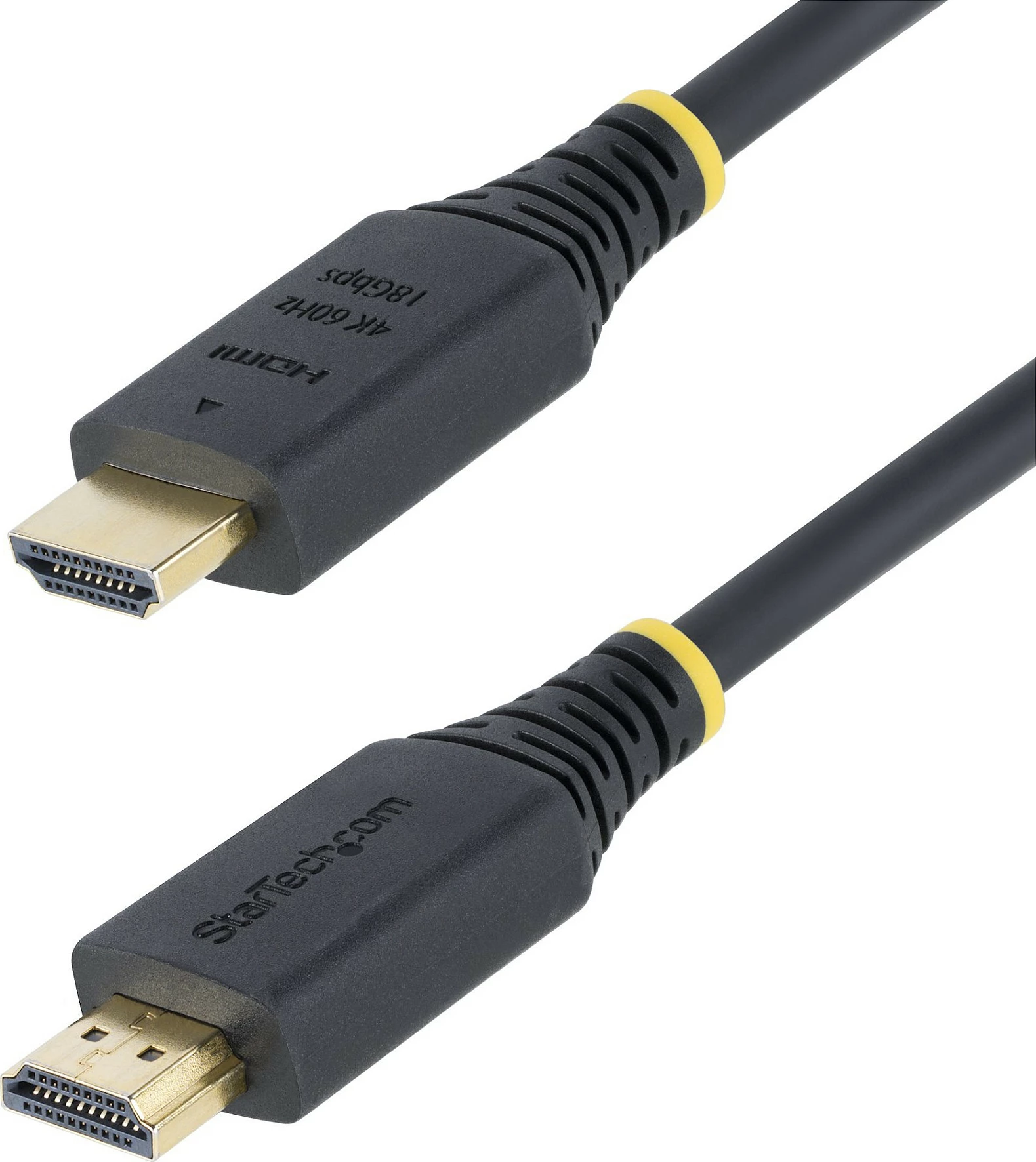 Kabllo HDMI StarTech Premium Certified HDMI 2.0, 1m, 4K 60Hz, 18Gbps, HDR10, ARC, e zezë
