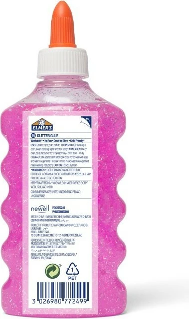 Shishe ngjitësi Elmer's 2077249, 177 ml, ngjyrë rozë