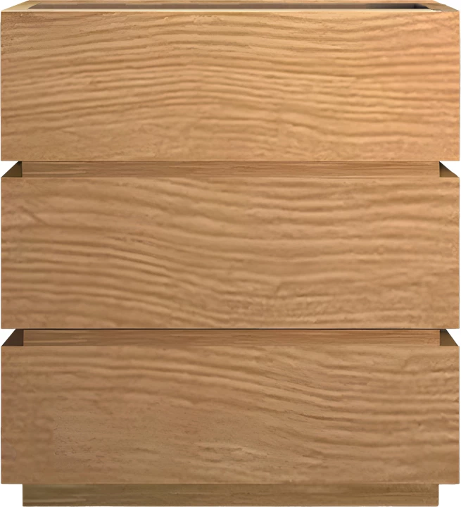 Komodinë Sonlen mdf, ngjyrë lisi, 60x40x66cm