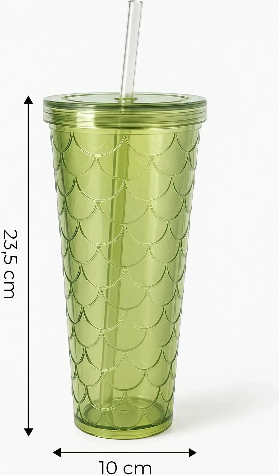 Gotë plastike e gjelbër Hermia Concept, MCH0011183